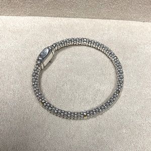 LAGOS Silver and Gold Beaded Bracelet